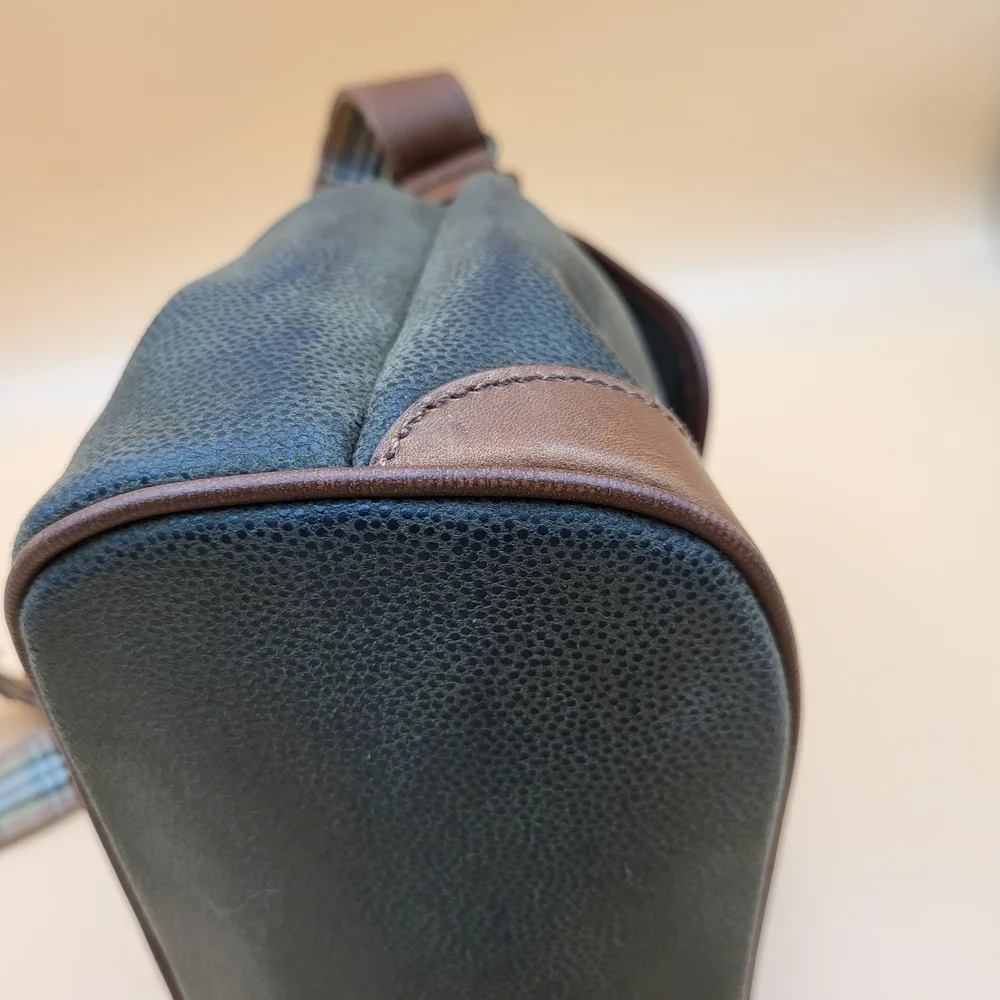 Burberrys leather vintage England check crossbody shoulder bag..authentic ! - Picture 16 of 16